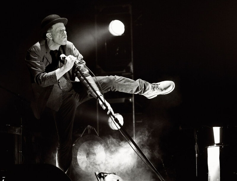 Musician performing on stage