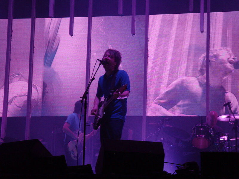 Musician performing on stage