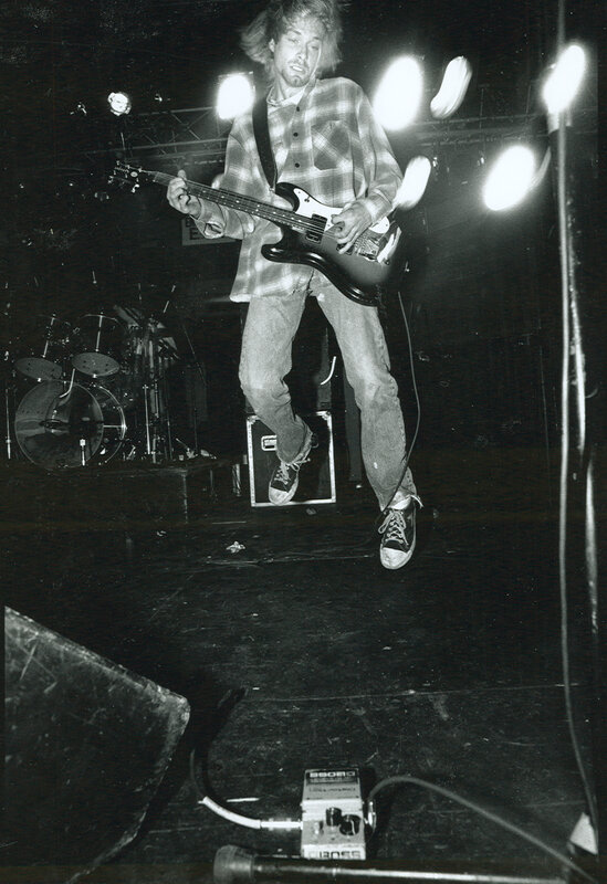 Musician performing on stage
