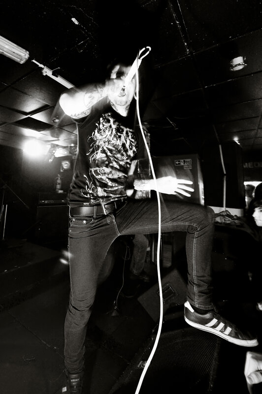 Musician performing on stage