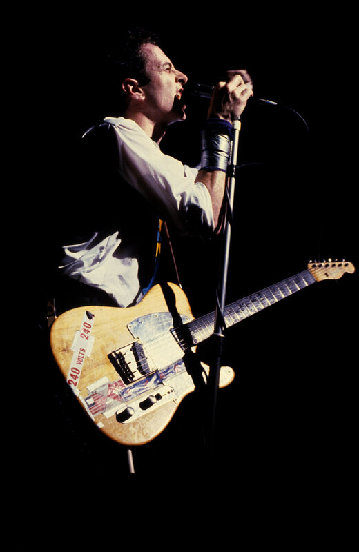 Musician performing on stage
