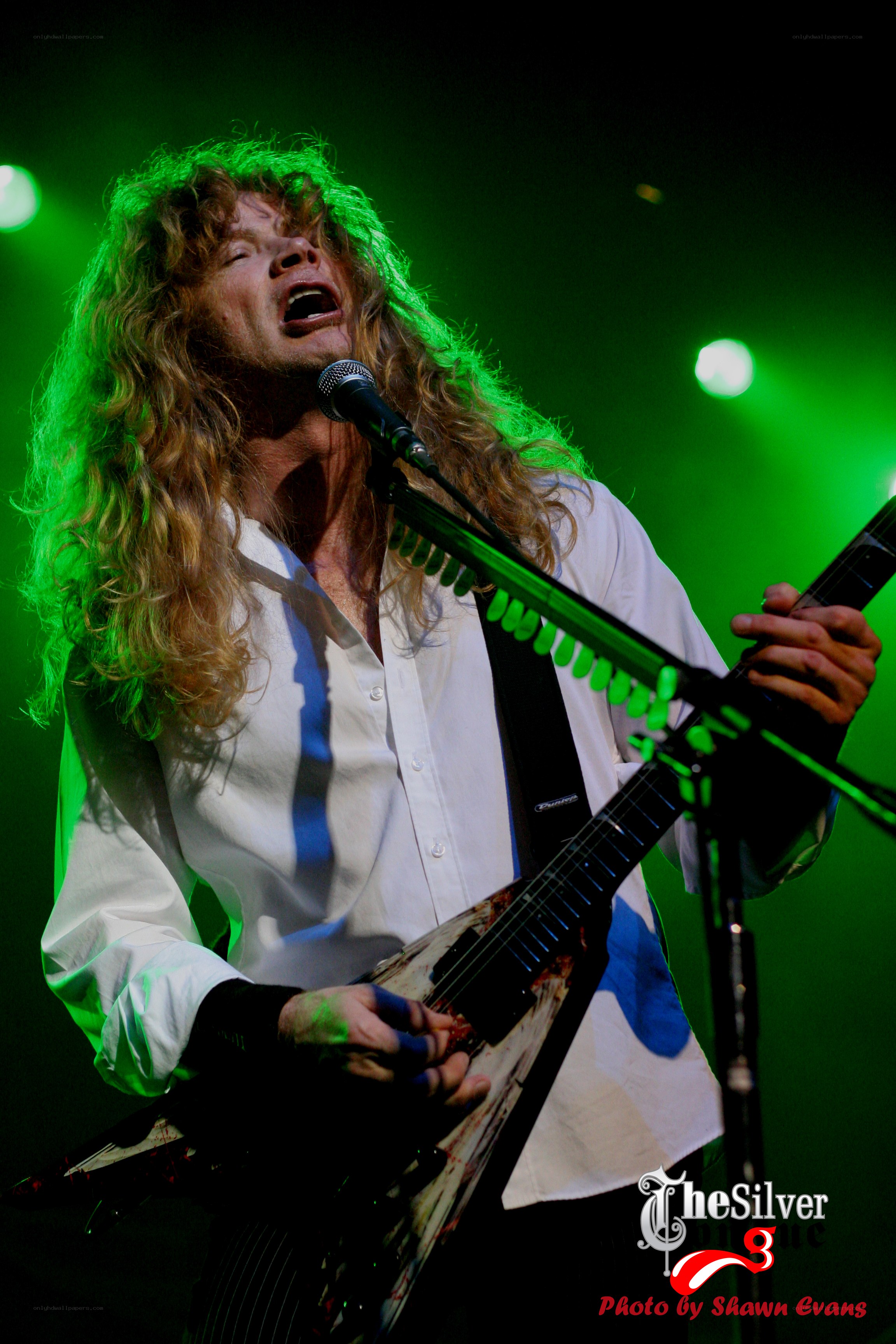 Musician performing on stage