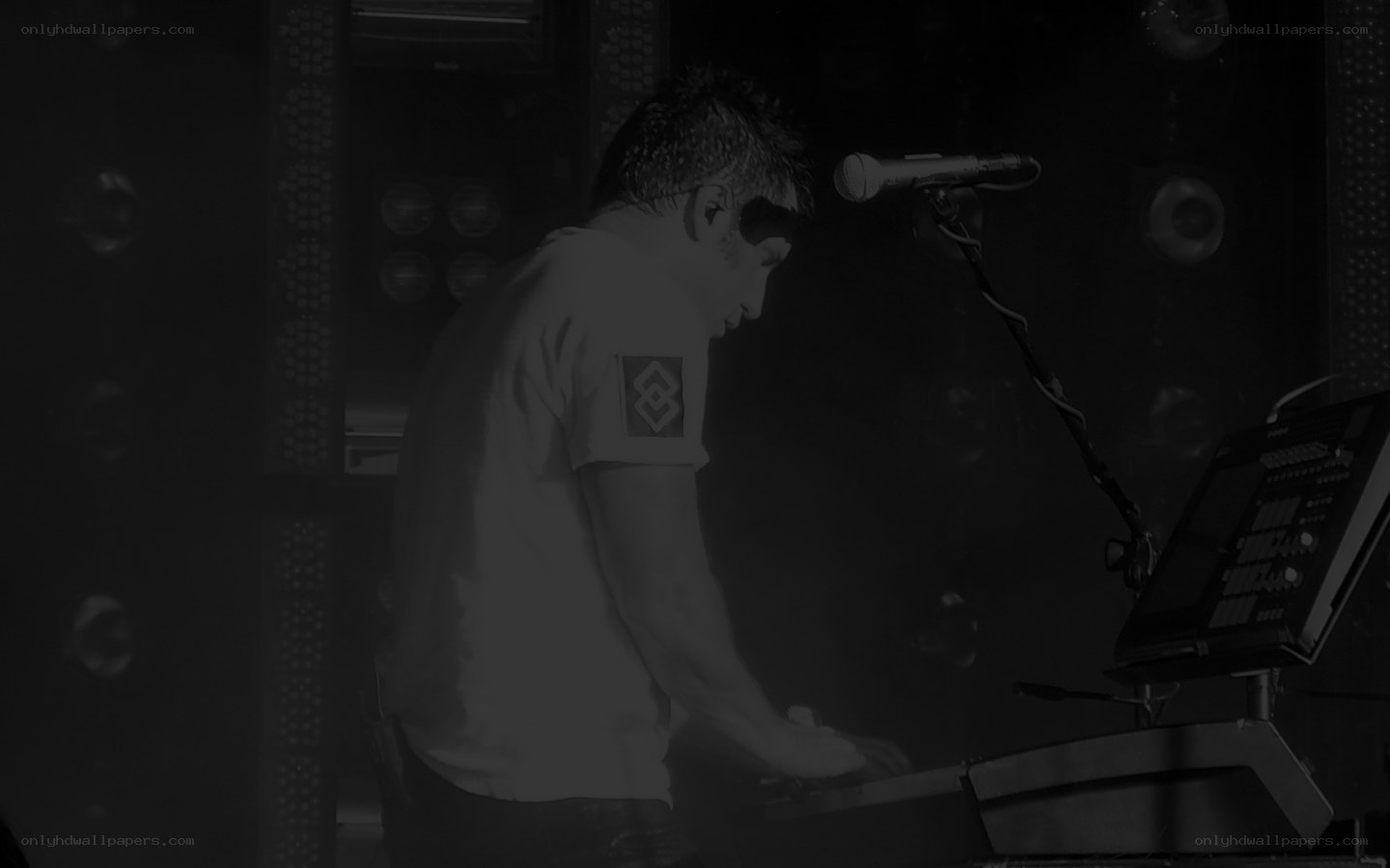 musician performing on stage