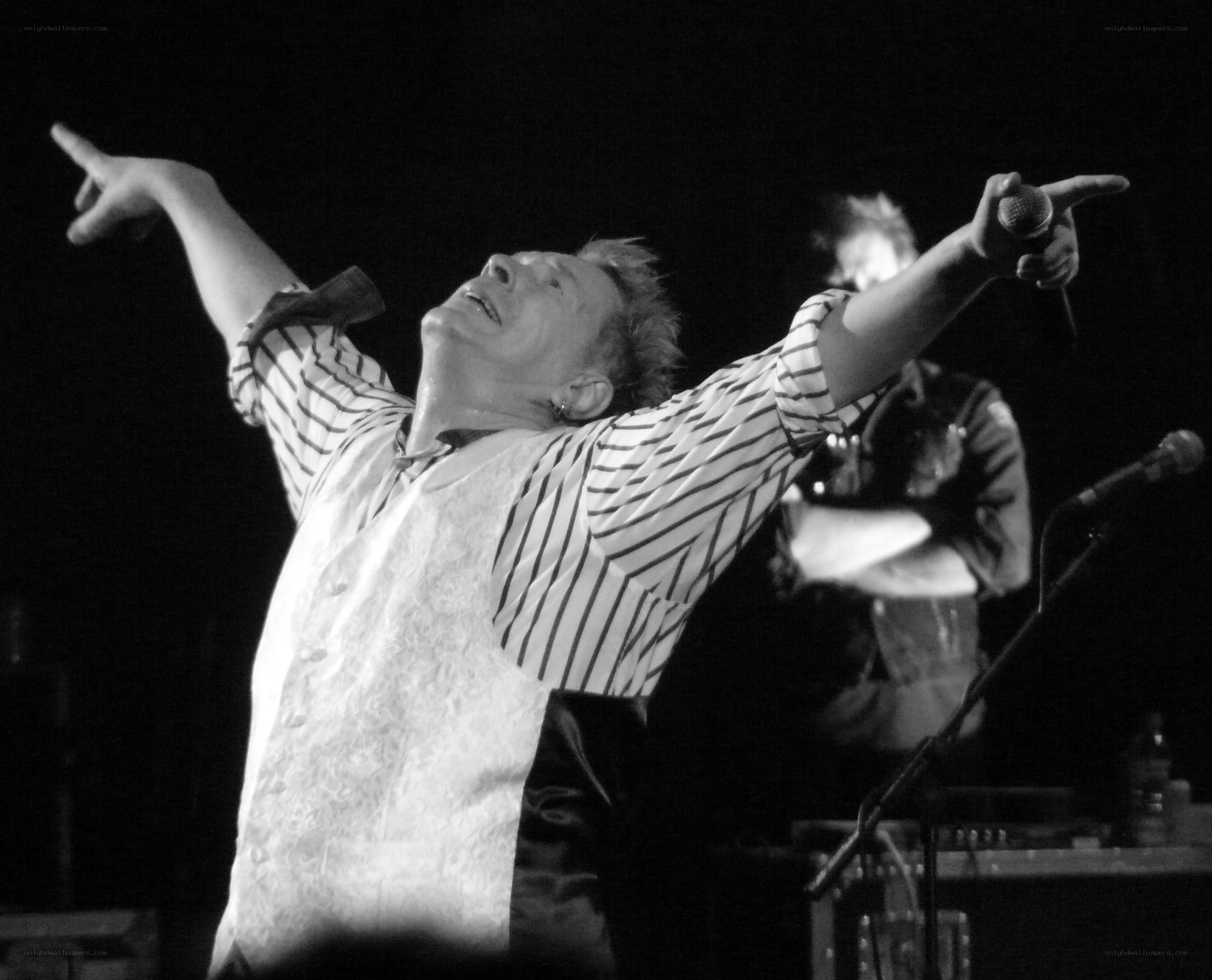 Musician performing on stage