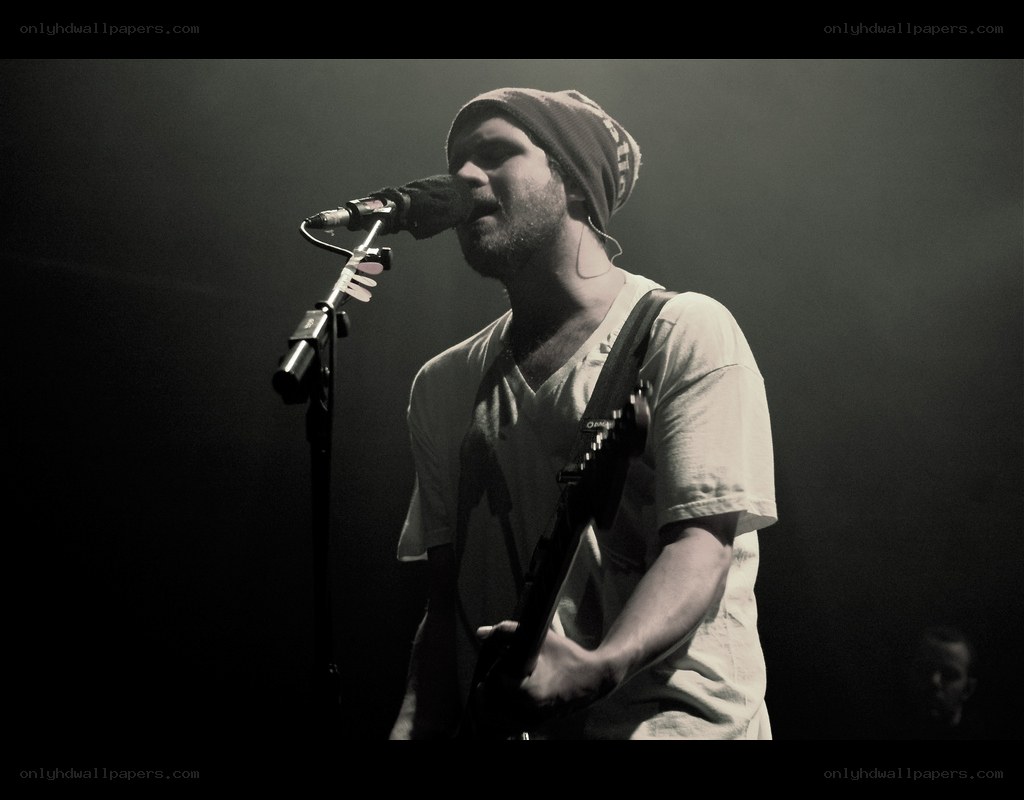 Musician performing on stage