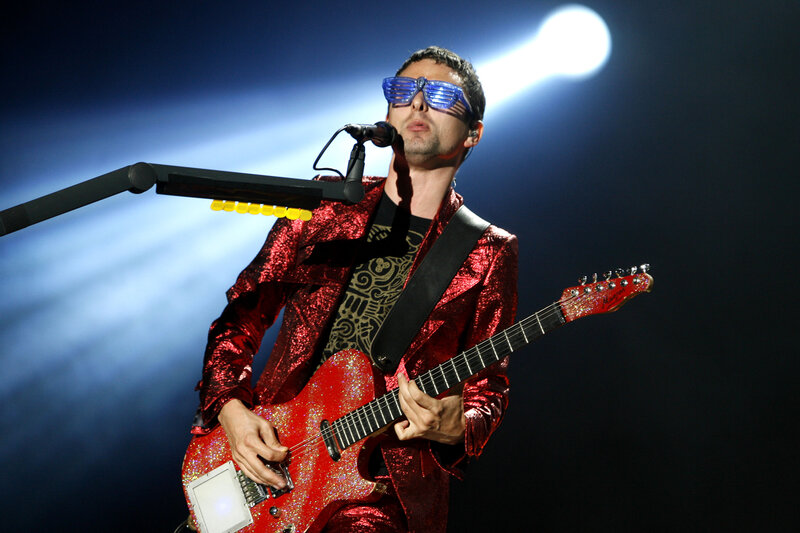 Musician performing on stage