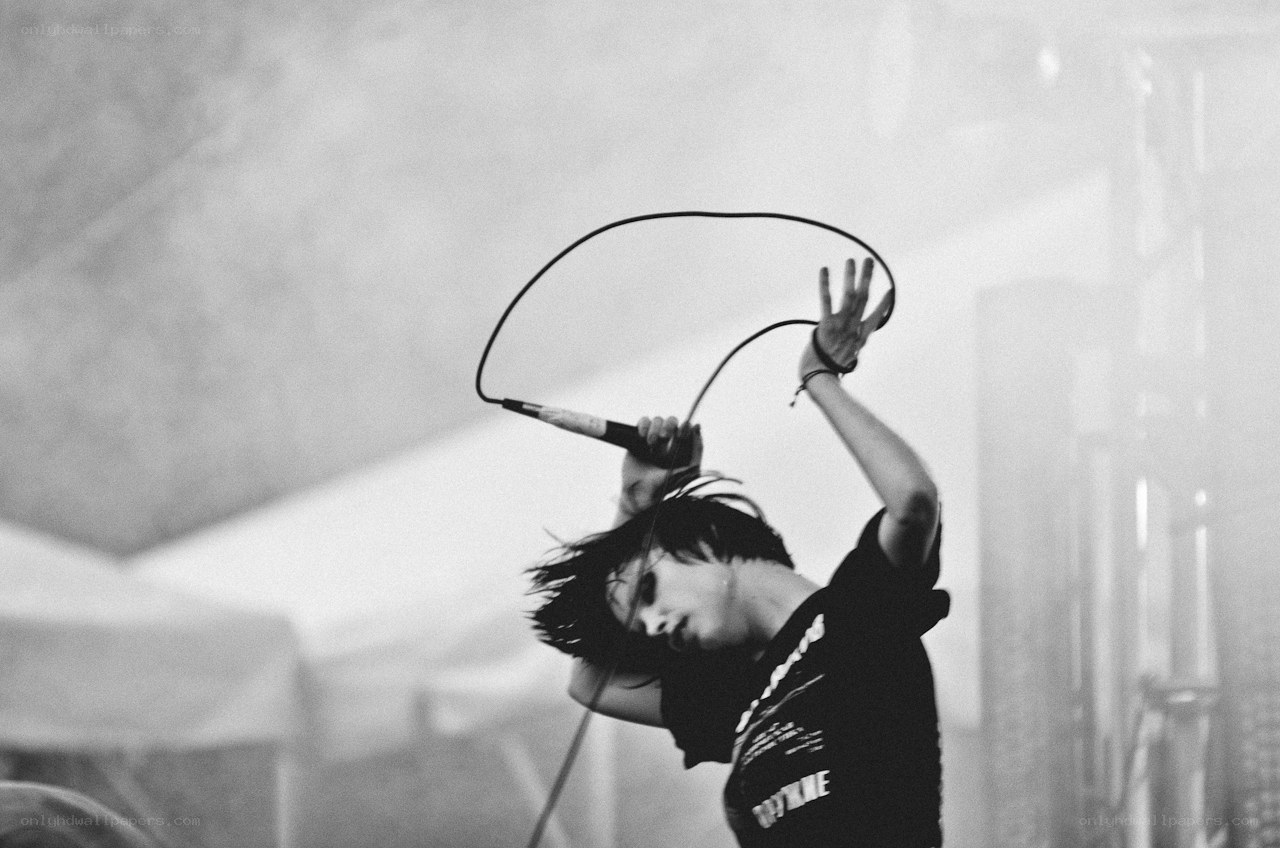 Musician performing on stage