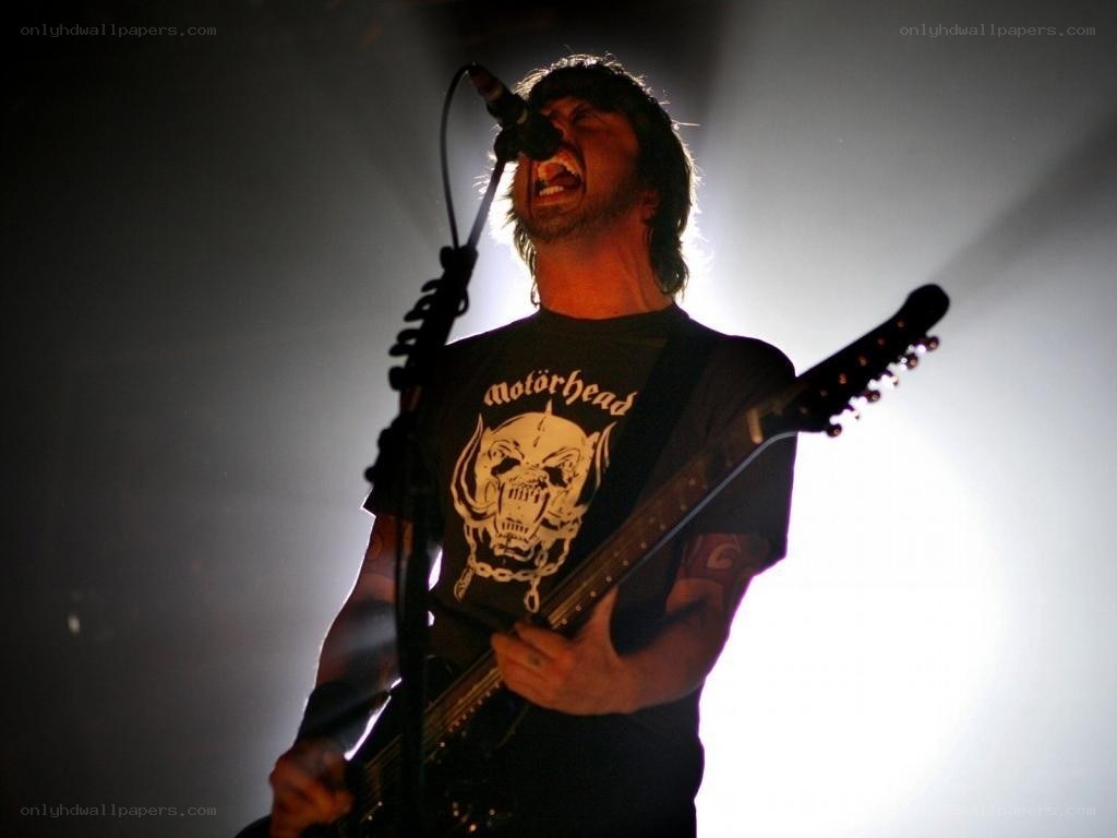 Musician performing on stage