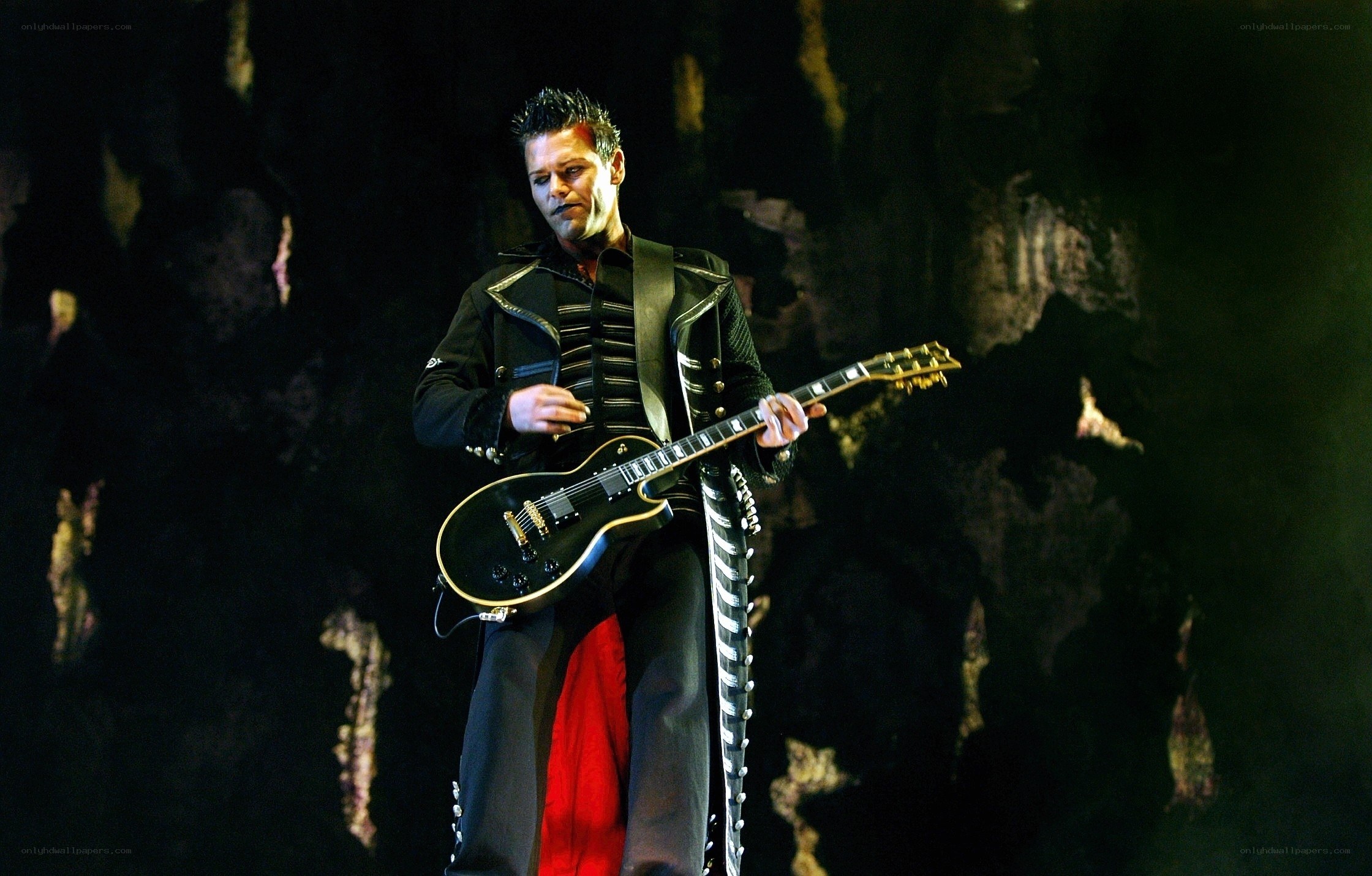 Musician performing on stage
