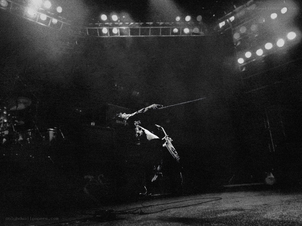 Musician performing on stage