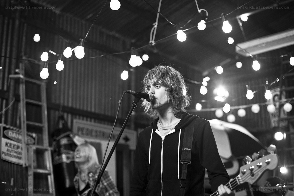 Musician performing on stage