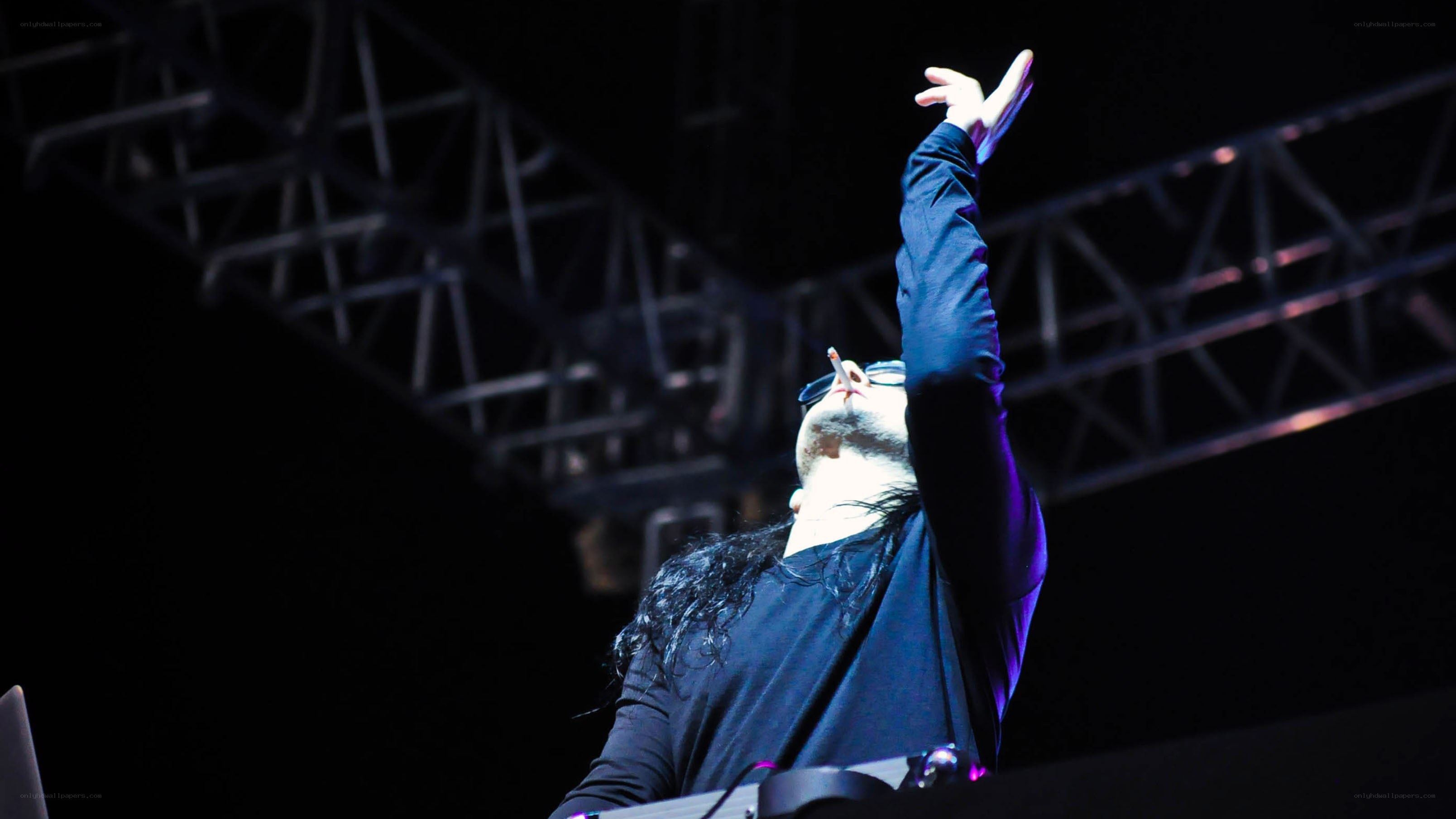 musician performing on stage