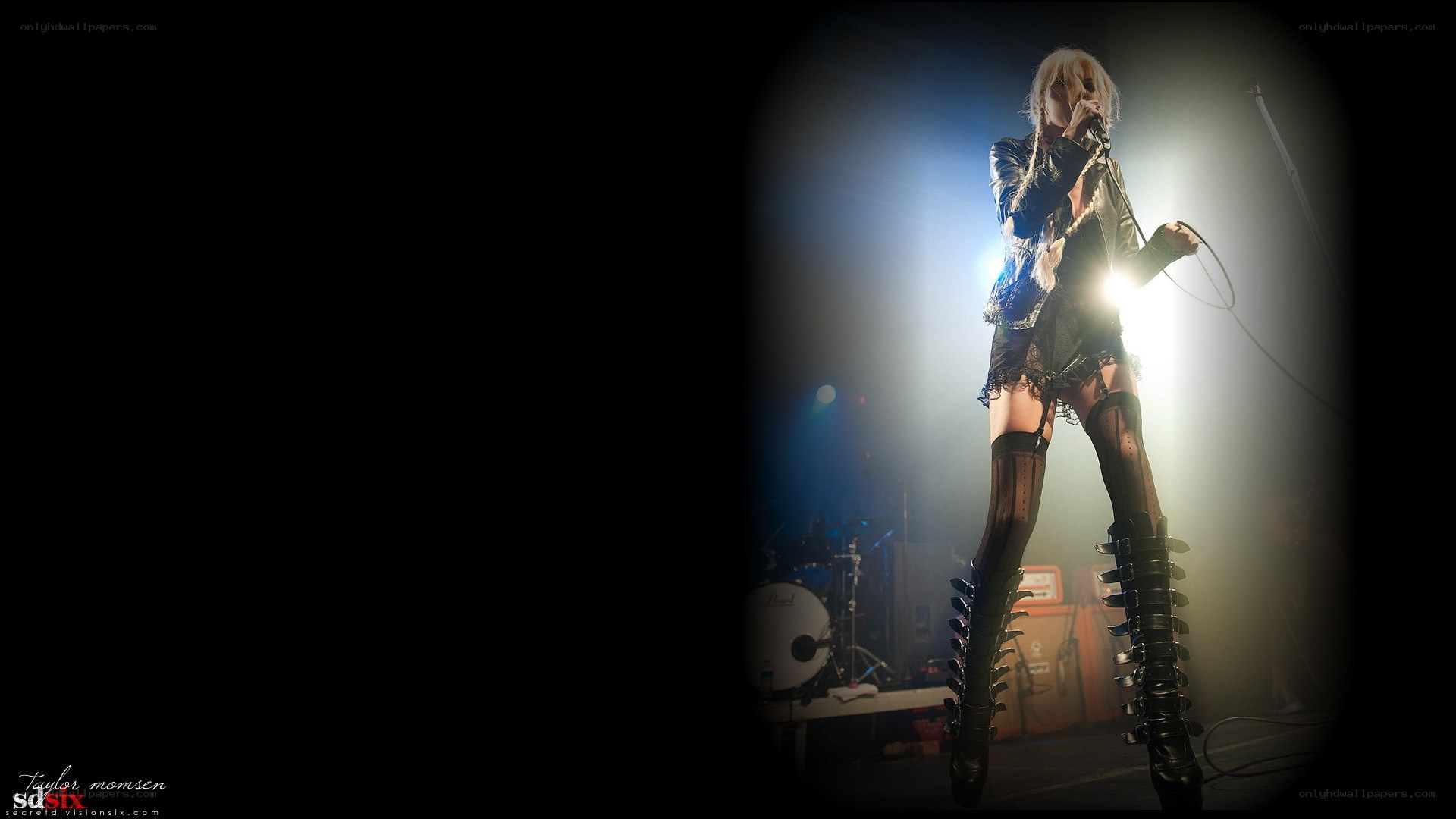Musician performing on stage