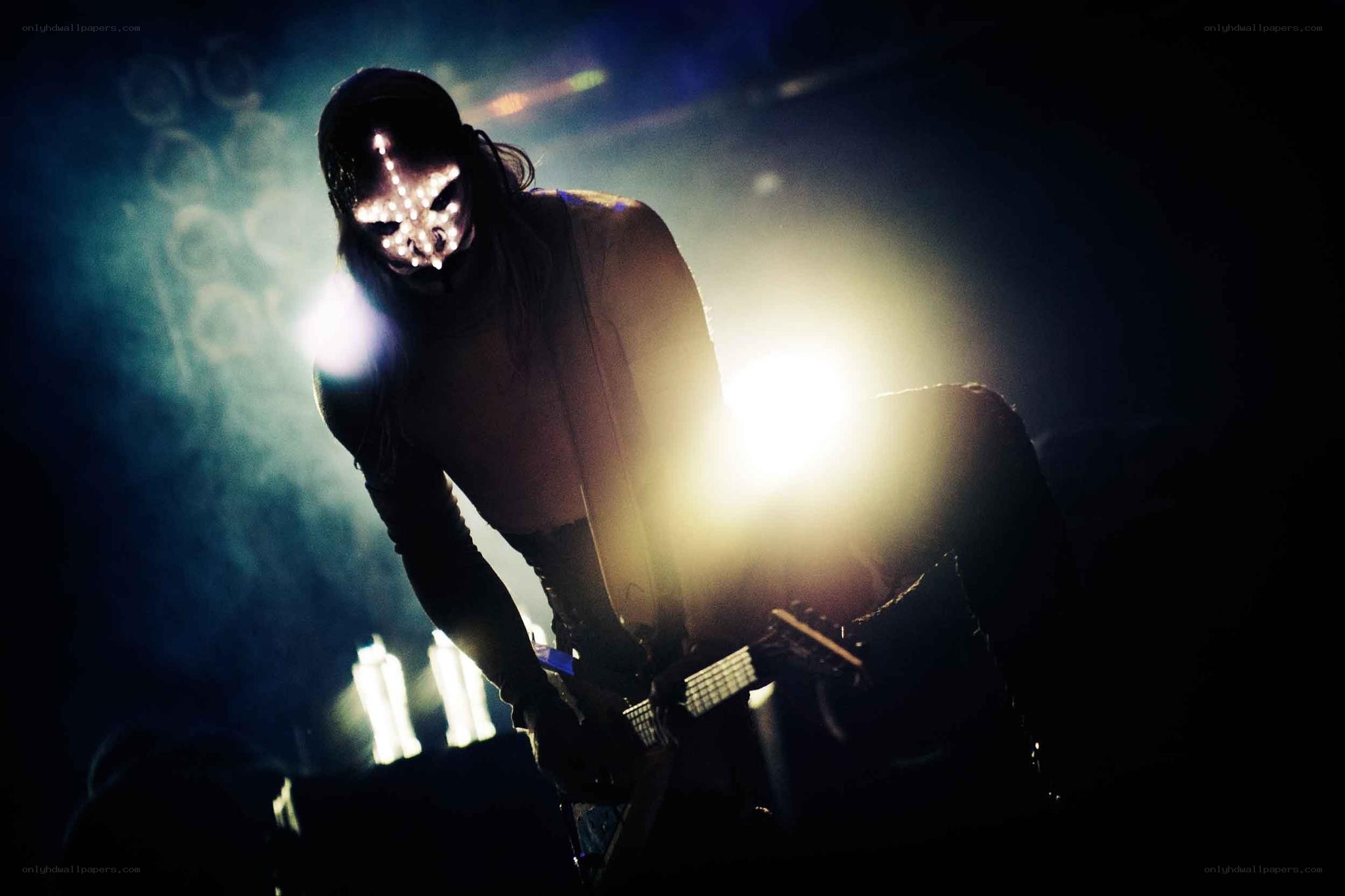 Musician performing on stage
