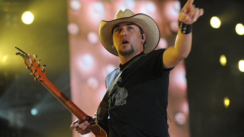 Musician performing on stage