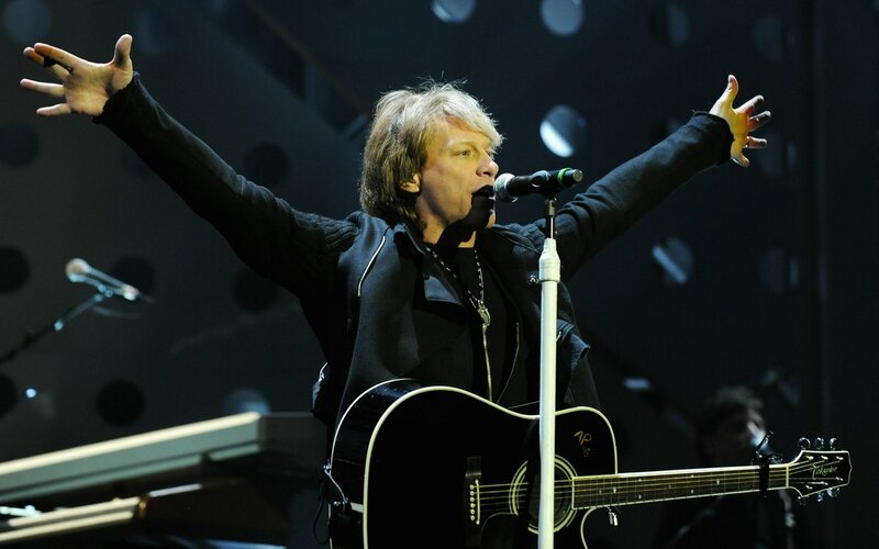 Musician performing on stage