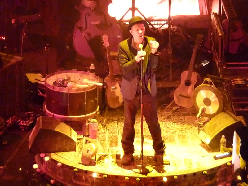 Musician performing on stage