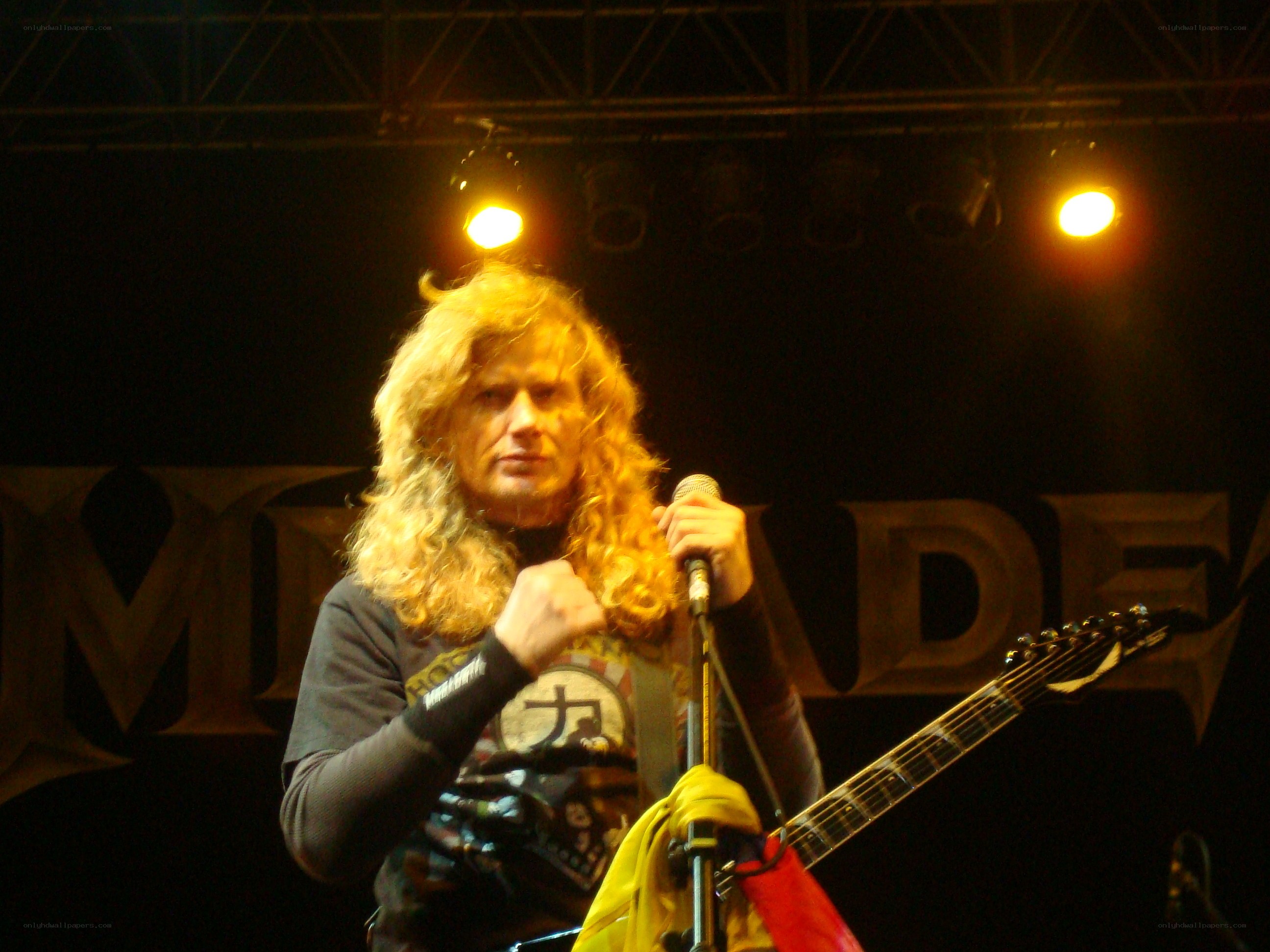 Musician performing on stage