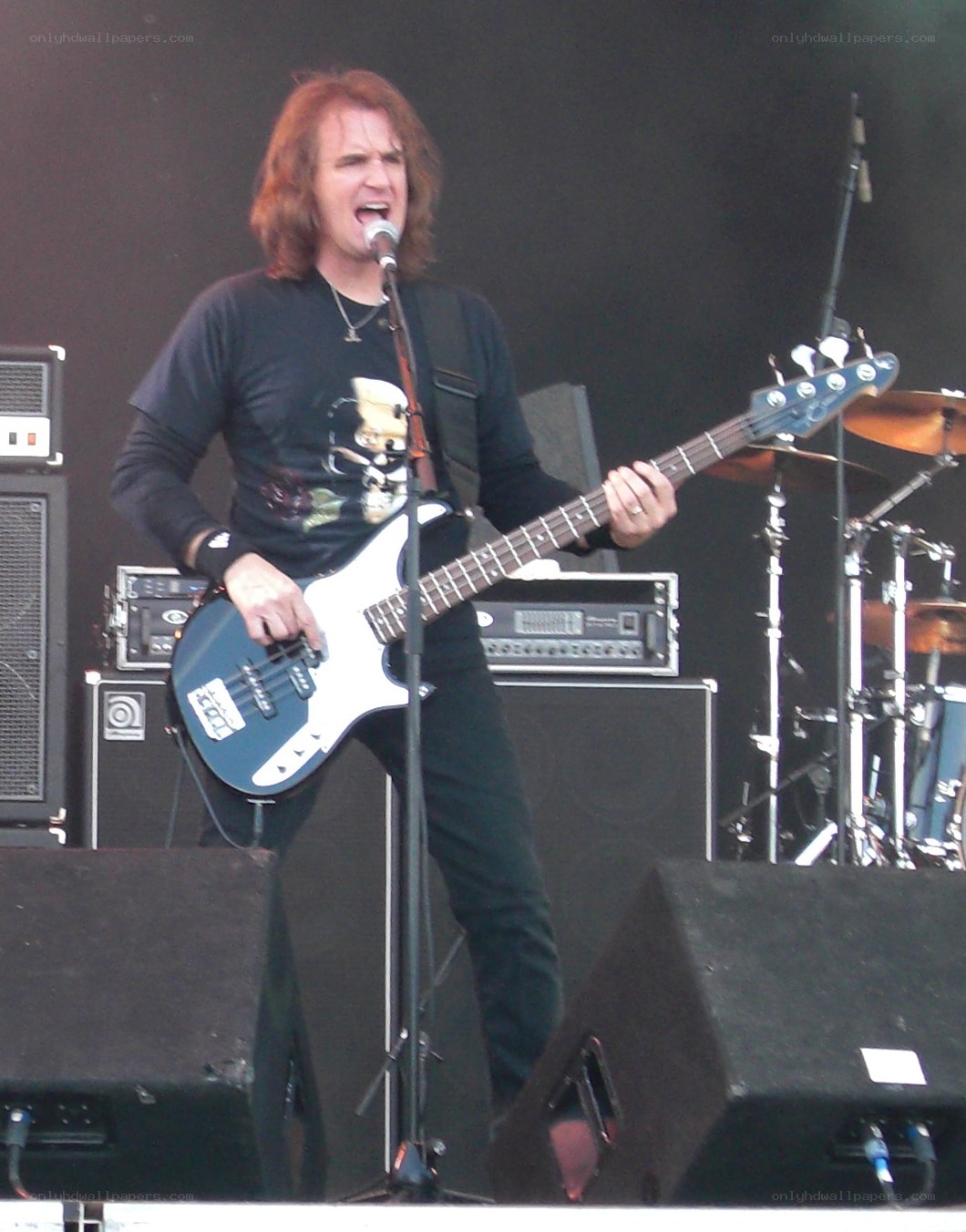 musician performing on stage