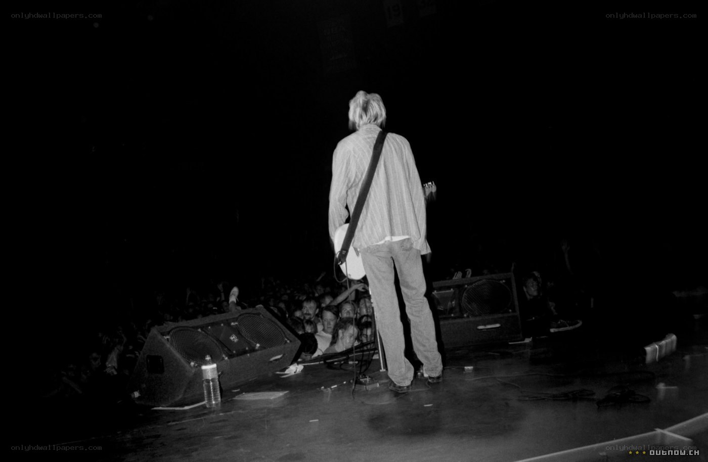 Musician performing on stage