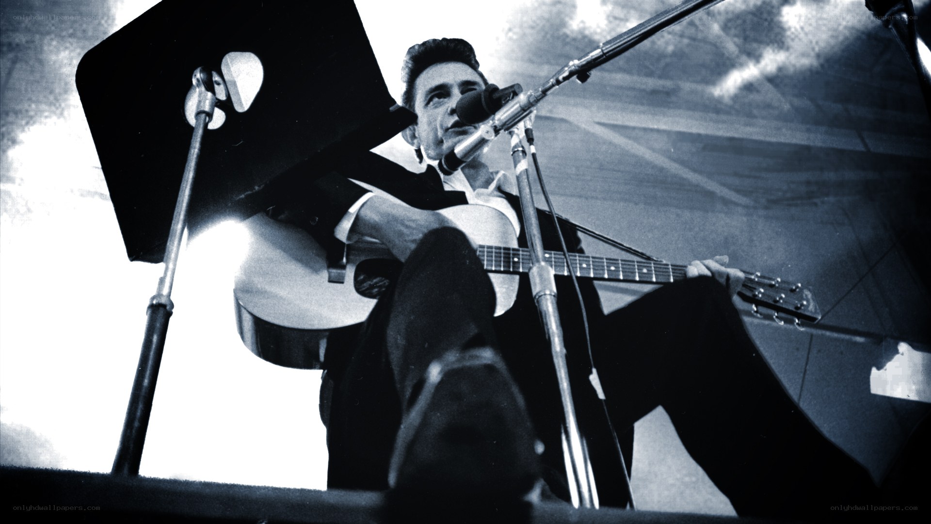 musician performing on stage