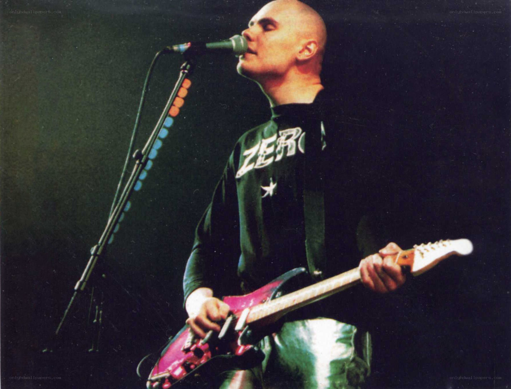 Musician performing on stage