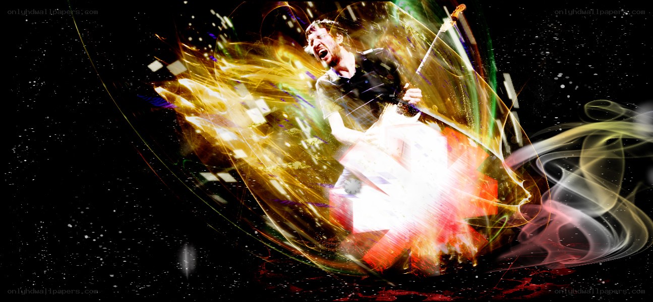 Musician performing on stage