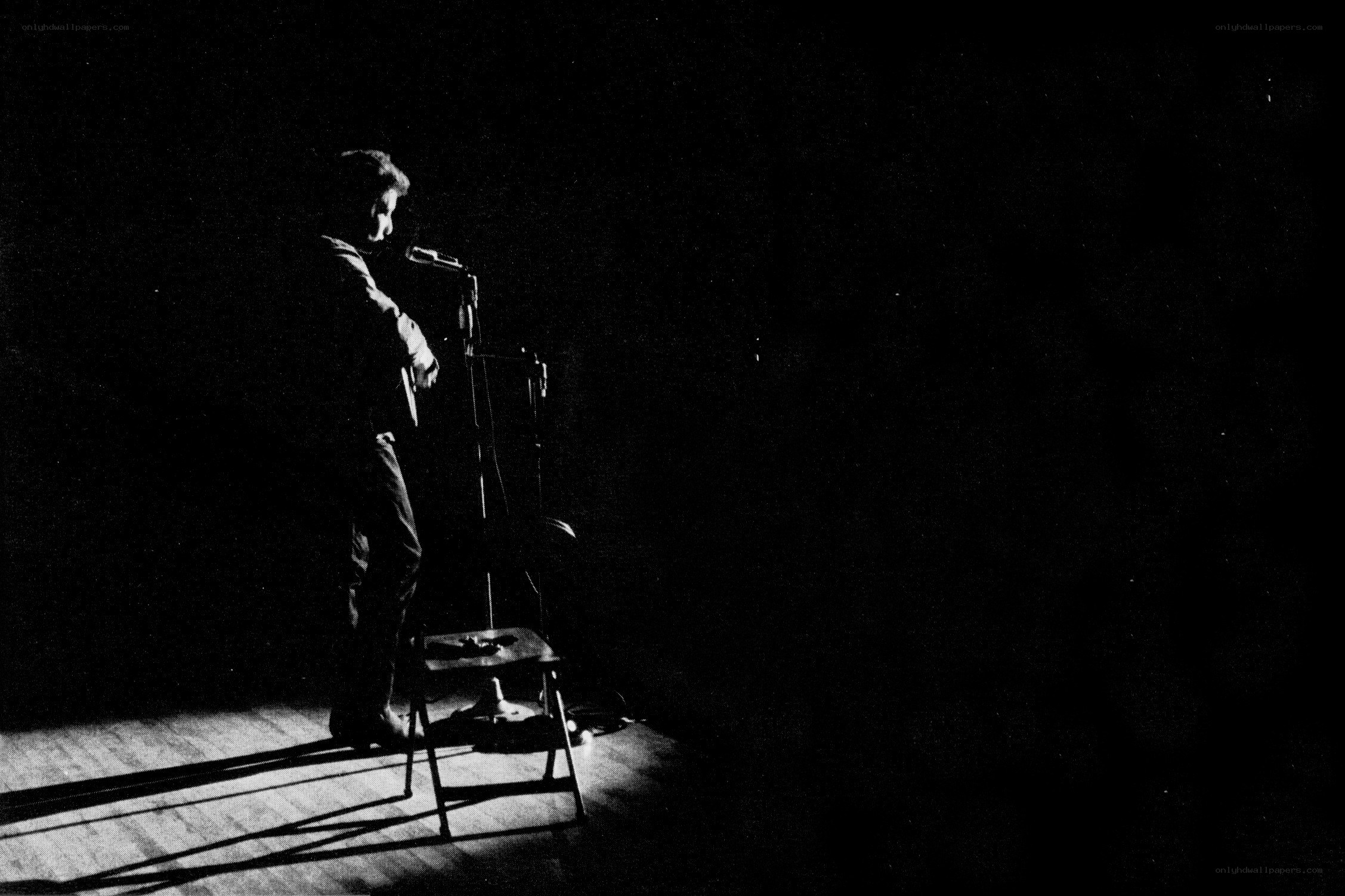 Musician performing on stage