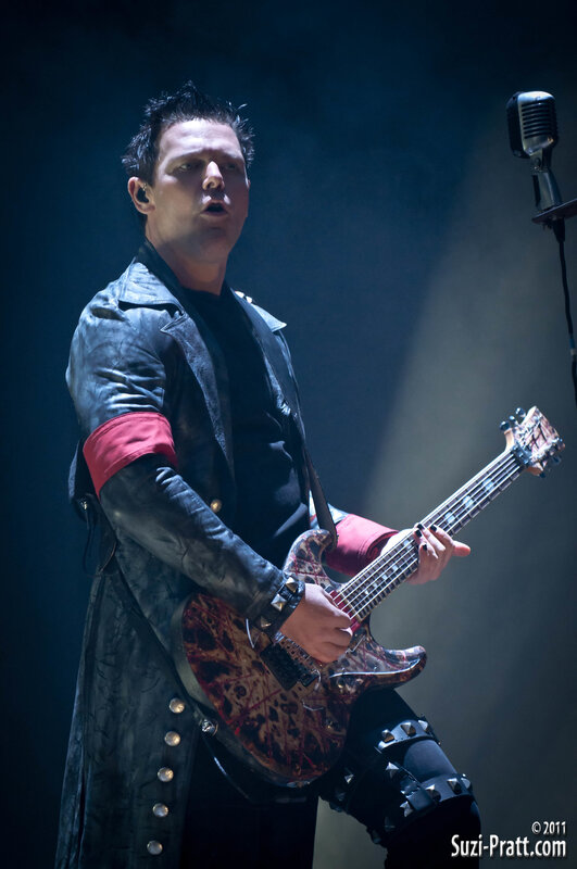 Musician performing on stage