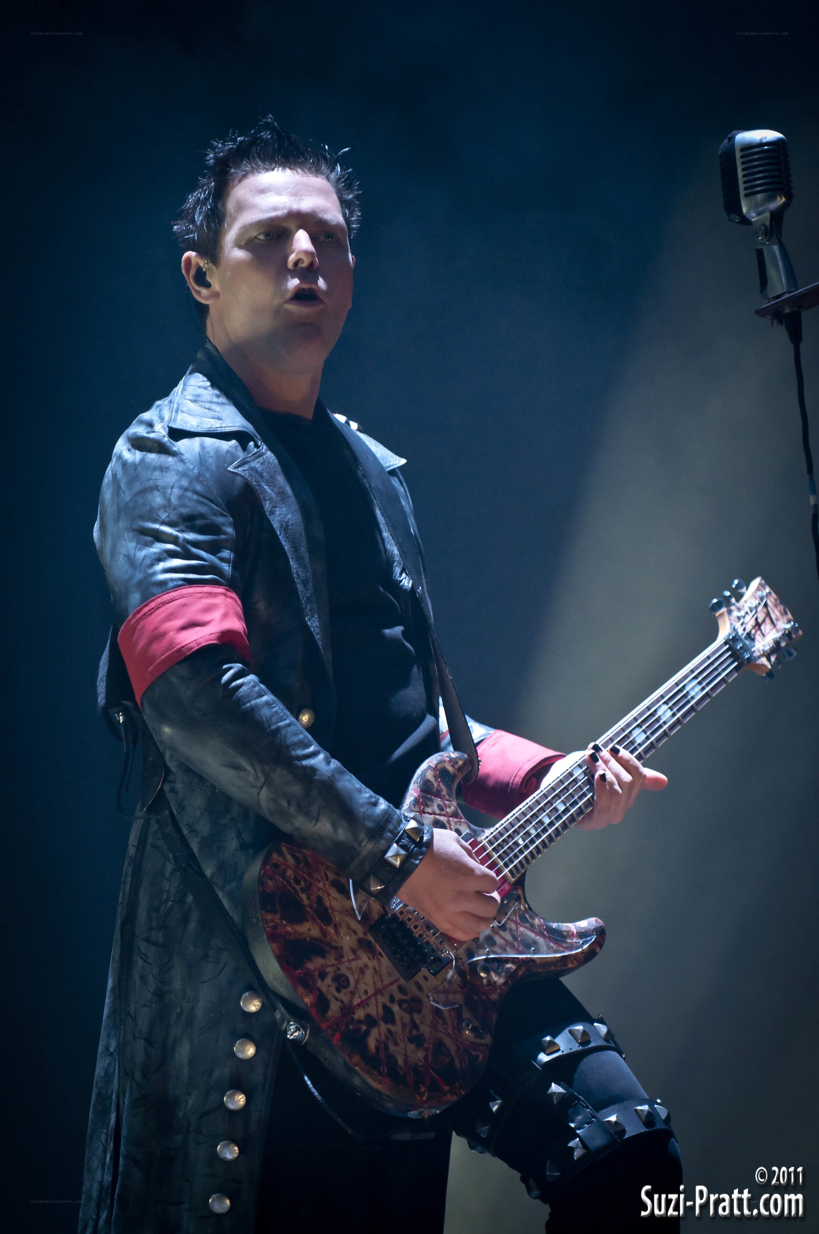 Musician performing on stage