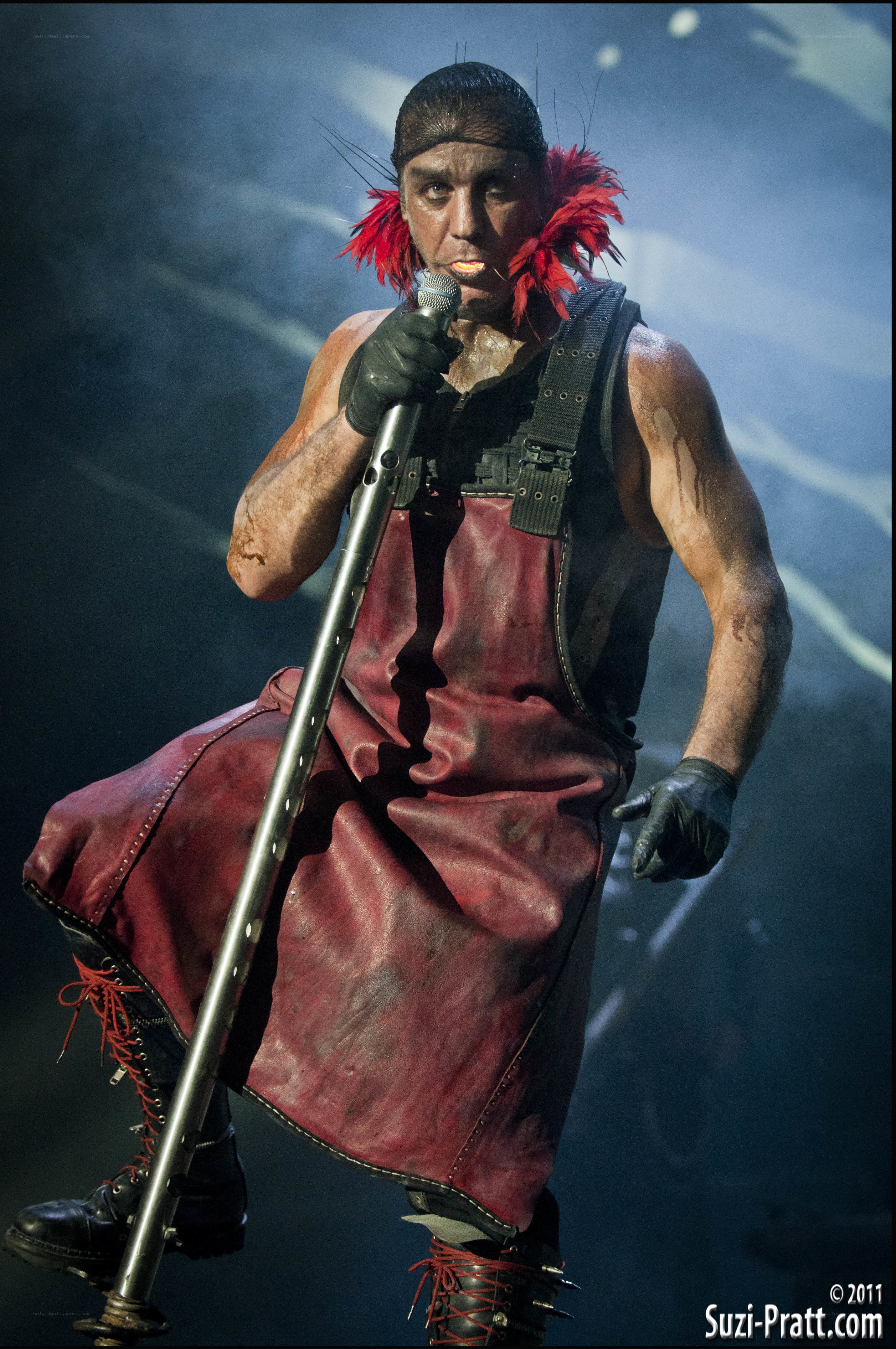 Musician performing on stage
