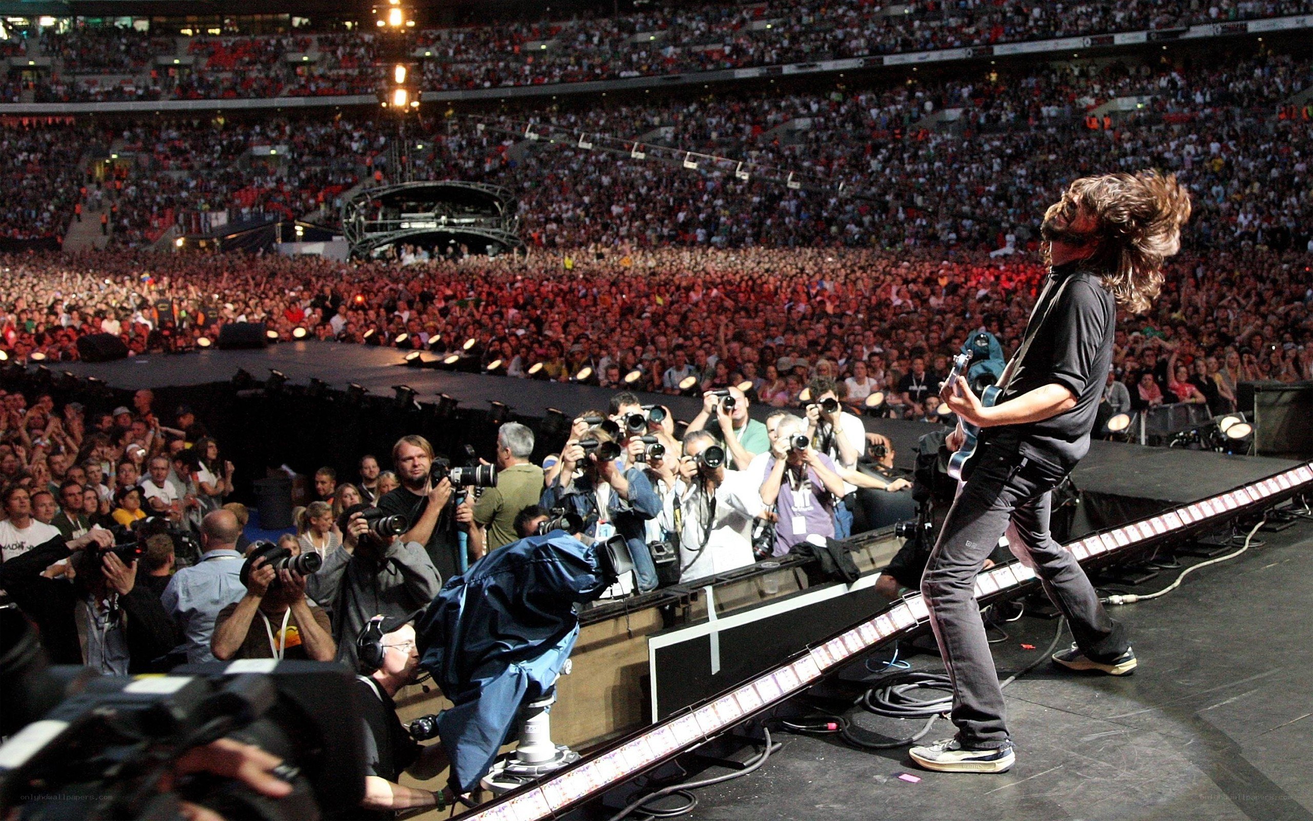 Musician performing on stage