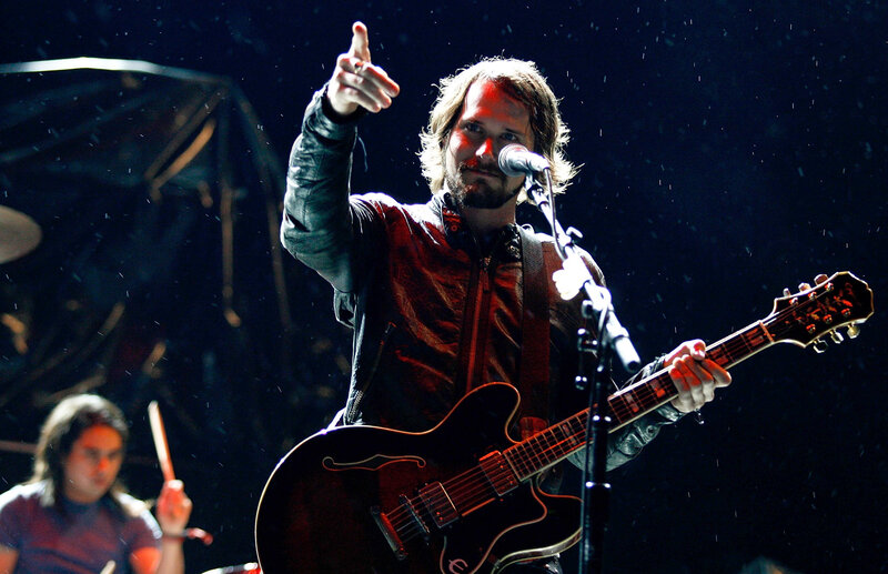 Musician performing on stage