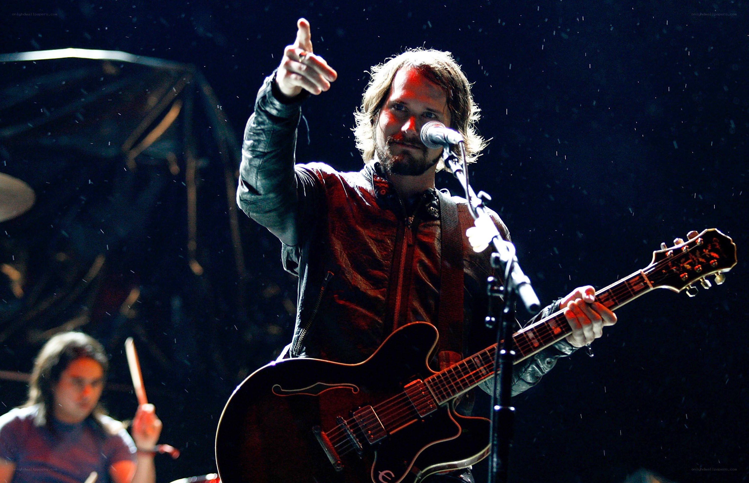 Musician performing on stage
