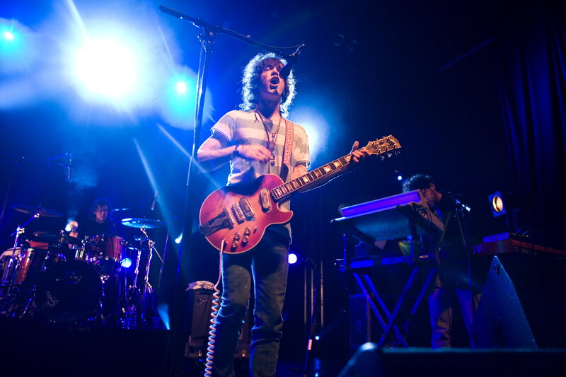 Musician performing on stage
