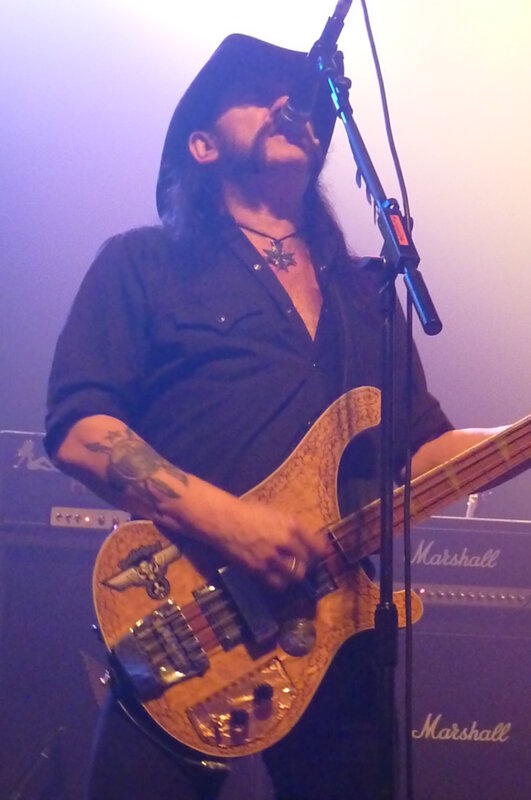 musician playing bass guitar