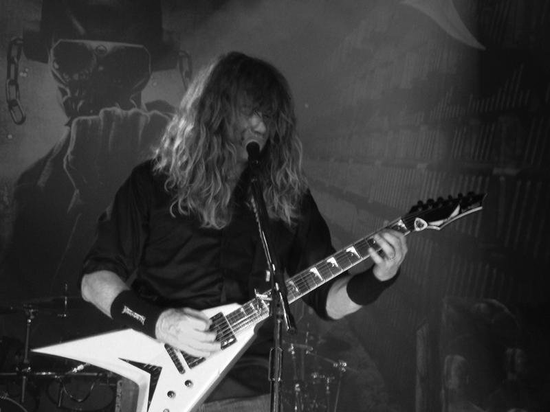 Musician Playing Guitar — Black, Intense