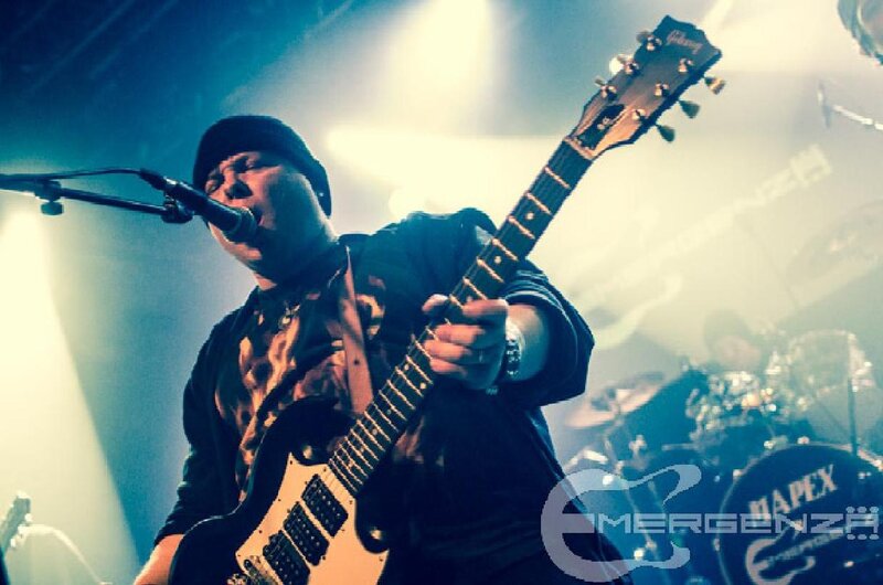 Musician Playing Guitar — Blue