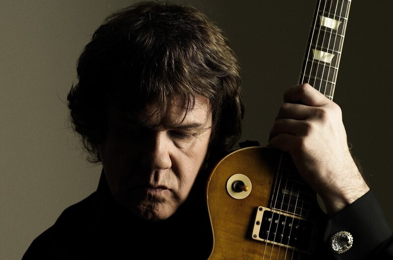 musician with electric guitar