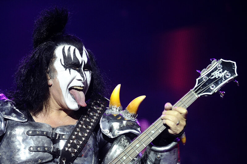 Musician with Face Paint — Black