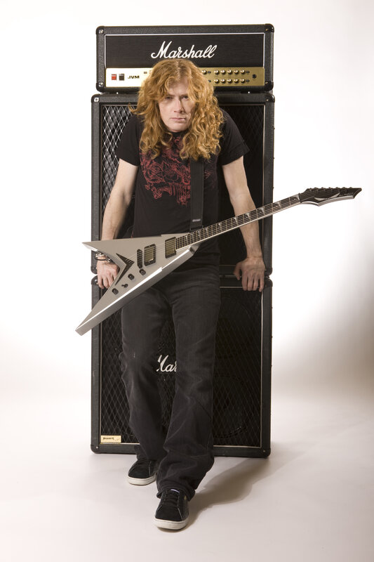 Musician with guitar and amp