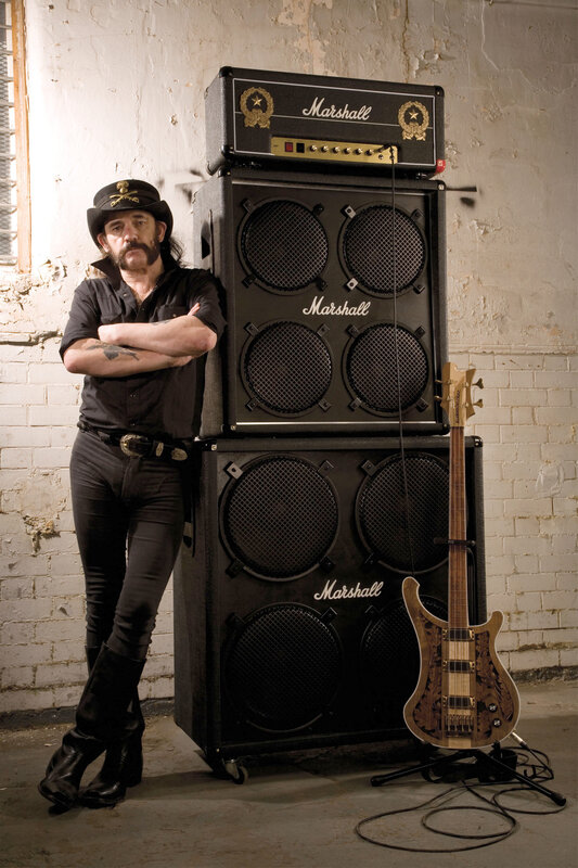 musician with guitar and amp