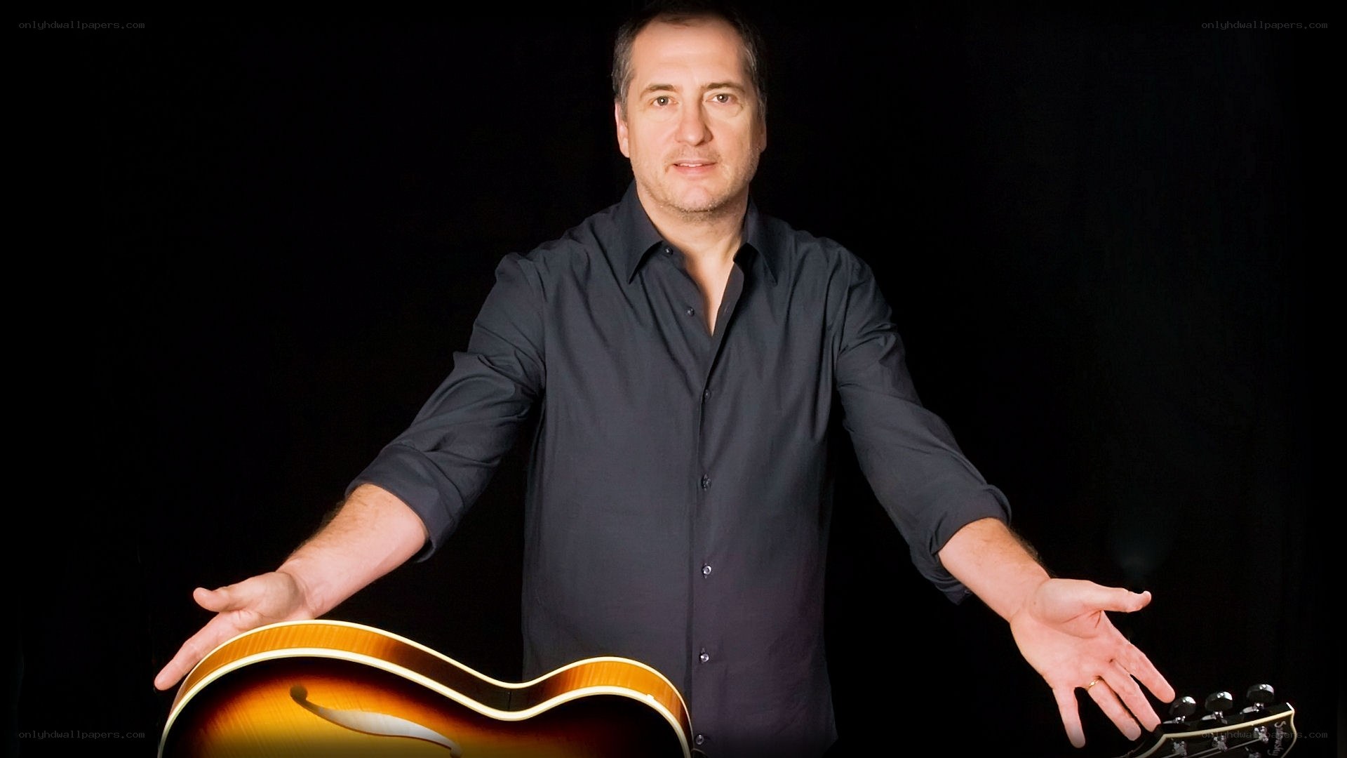 musician with guitar