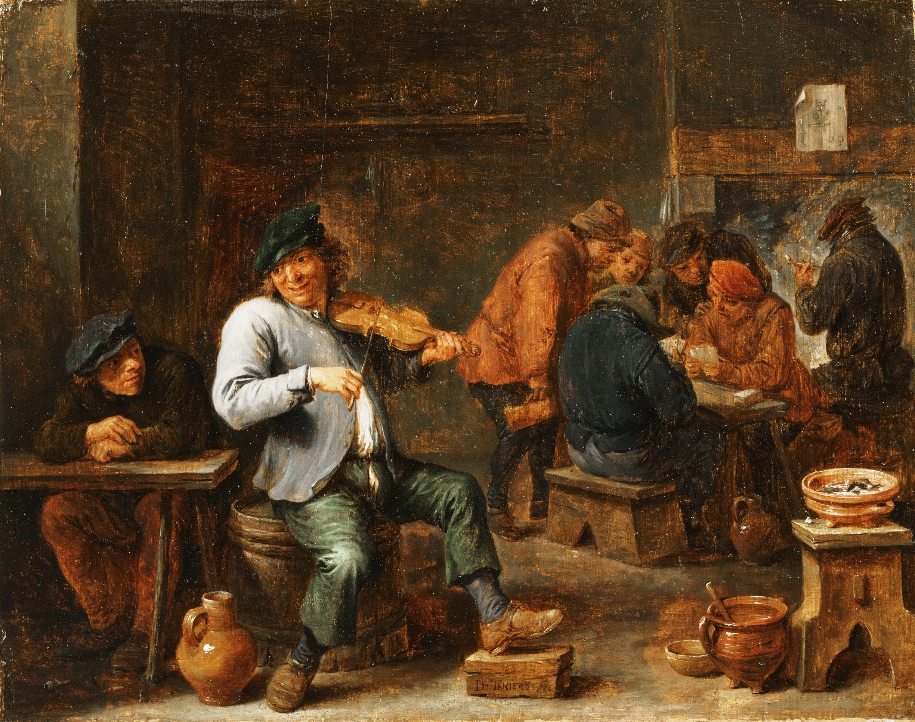Musicians in a tavern