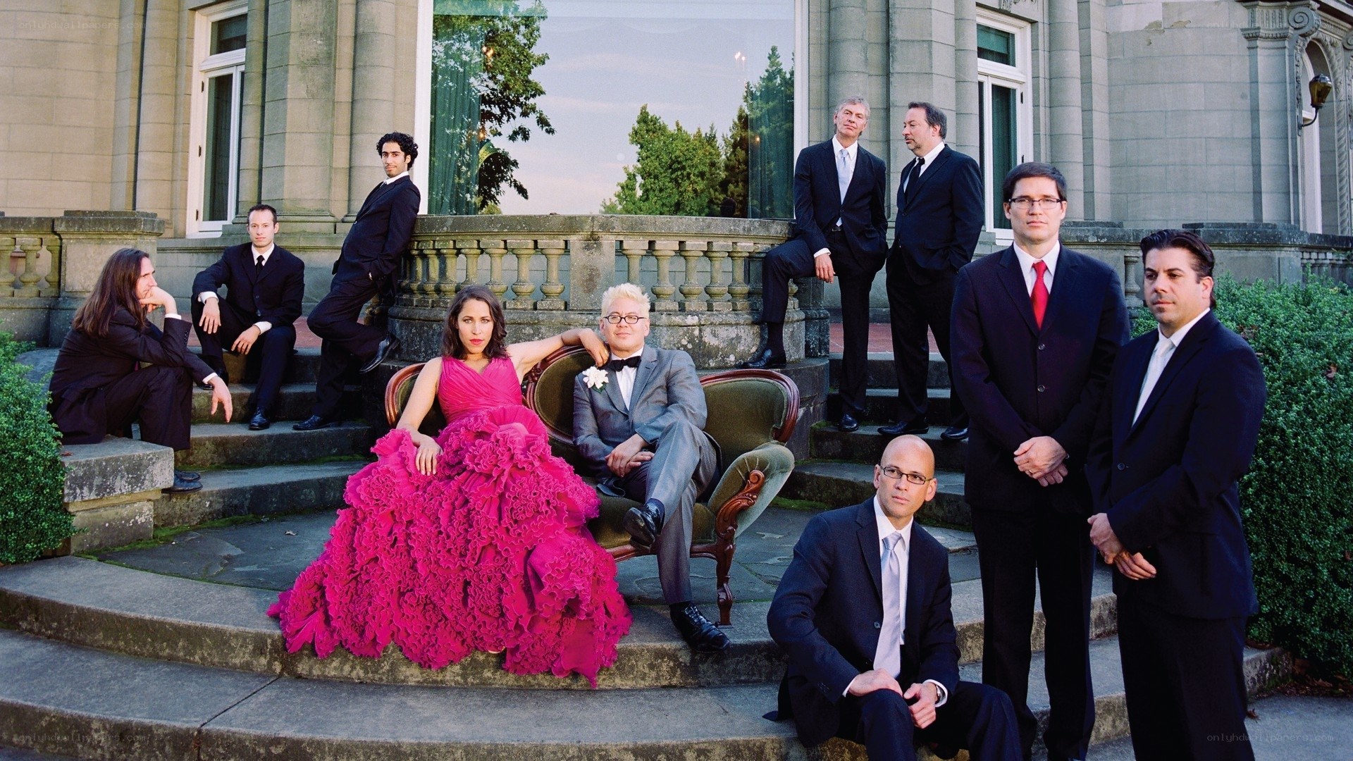 Musicians in formal attire