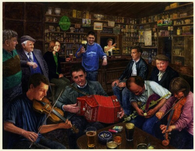 Musicians in Pub — Brown