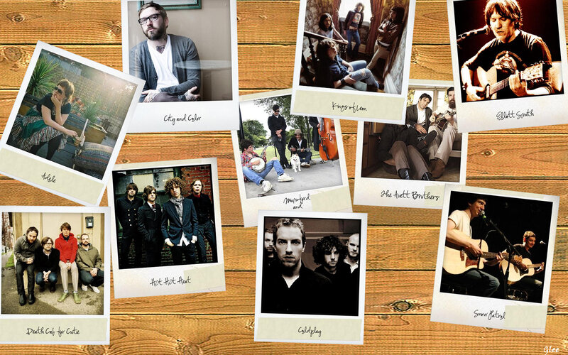 Musicians on Polaroid Photos