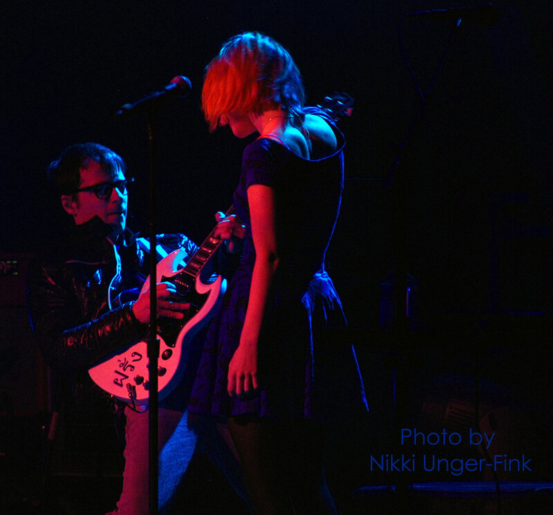 Musicians on stage at concert