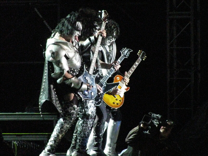 Musicians on Stage — Black, Dramatic, Night
