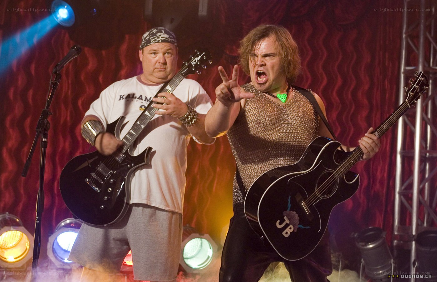 Musicians performing on stage